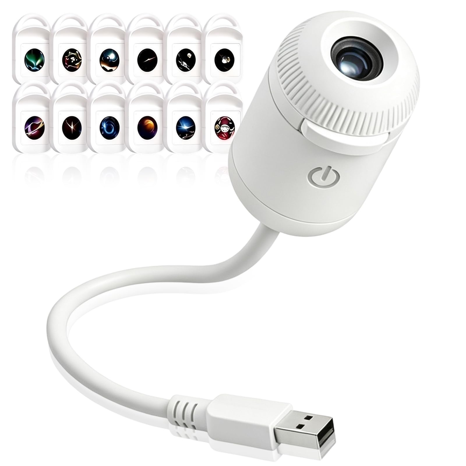 Proiettore cielo stellato, HD 5D, proiettore olografico Galaxy Night Light