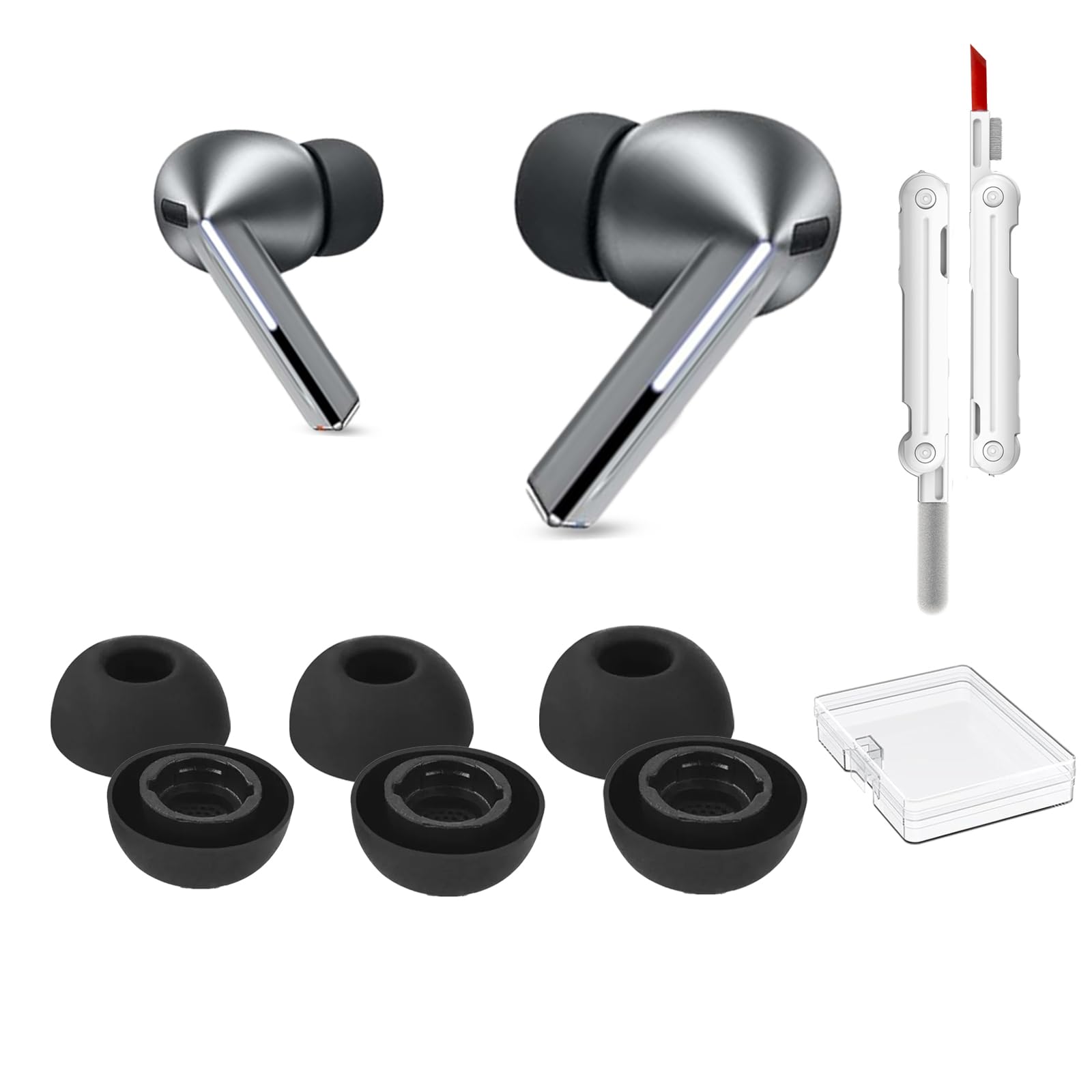 Amazon | Galaxy Buds 3 Pro交換用イヤーチップ、プレミアムシリコン
