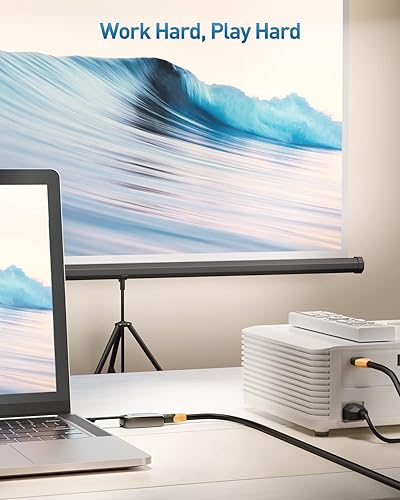 Miniatura 6 de Cable Matters Adaptador USB C a HDMI 2.1, soporta 4K @240Hz 8K a 60Hz y HDR, Thunderbolt 4 compatible con MacBook, iPad Pro, iPhone 16/15, 4K a 60Hz