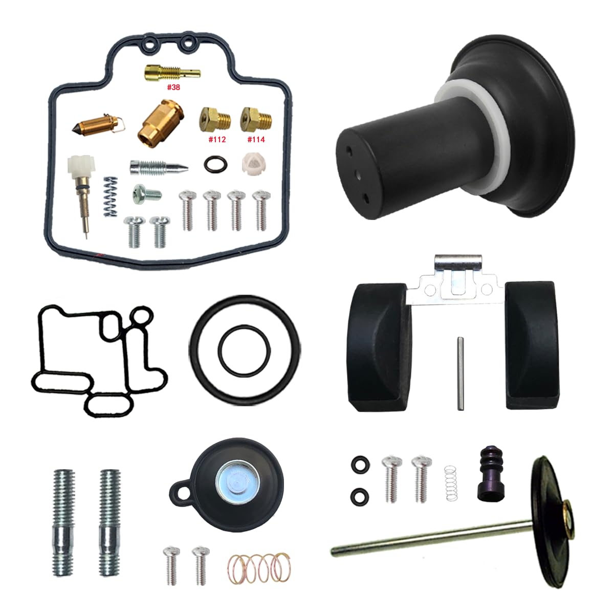 Kit di riparazione carburatore Majesty 125 YP125 YP125E 2003-2009 Accessori per scooter Kit di ricostruzione YP 125