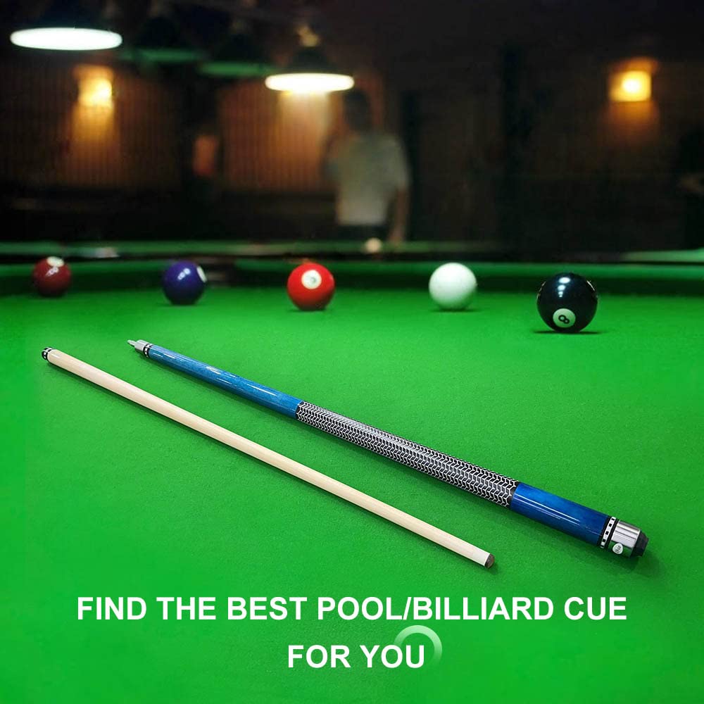 Billiard Pool Cue Stick Set 58" Canadian Maple Wood Billiard Cue Stick