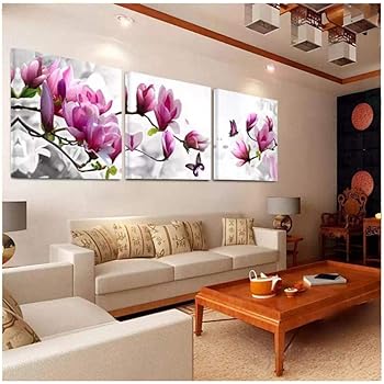 Amazon Com Cuadros De Pared Para Sala De Estar 3 Piezas Lienzo De