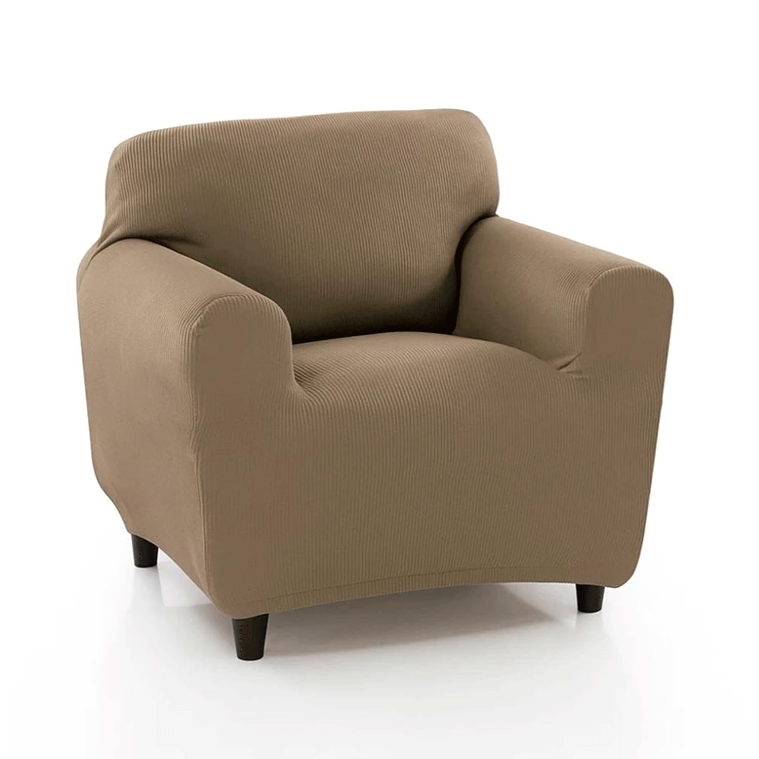 Maxifundas Fundas De Sofa & Chaise Longue Leinfarben Maxifundas - Elastischer Sofabezug Strada 1-Sitzer Leinen