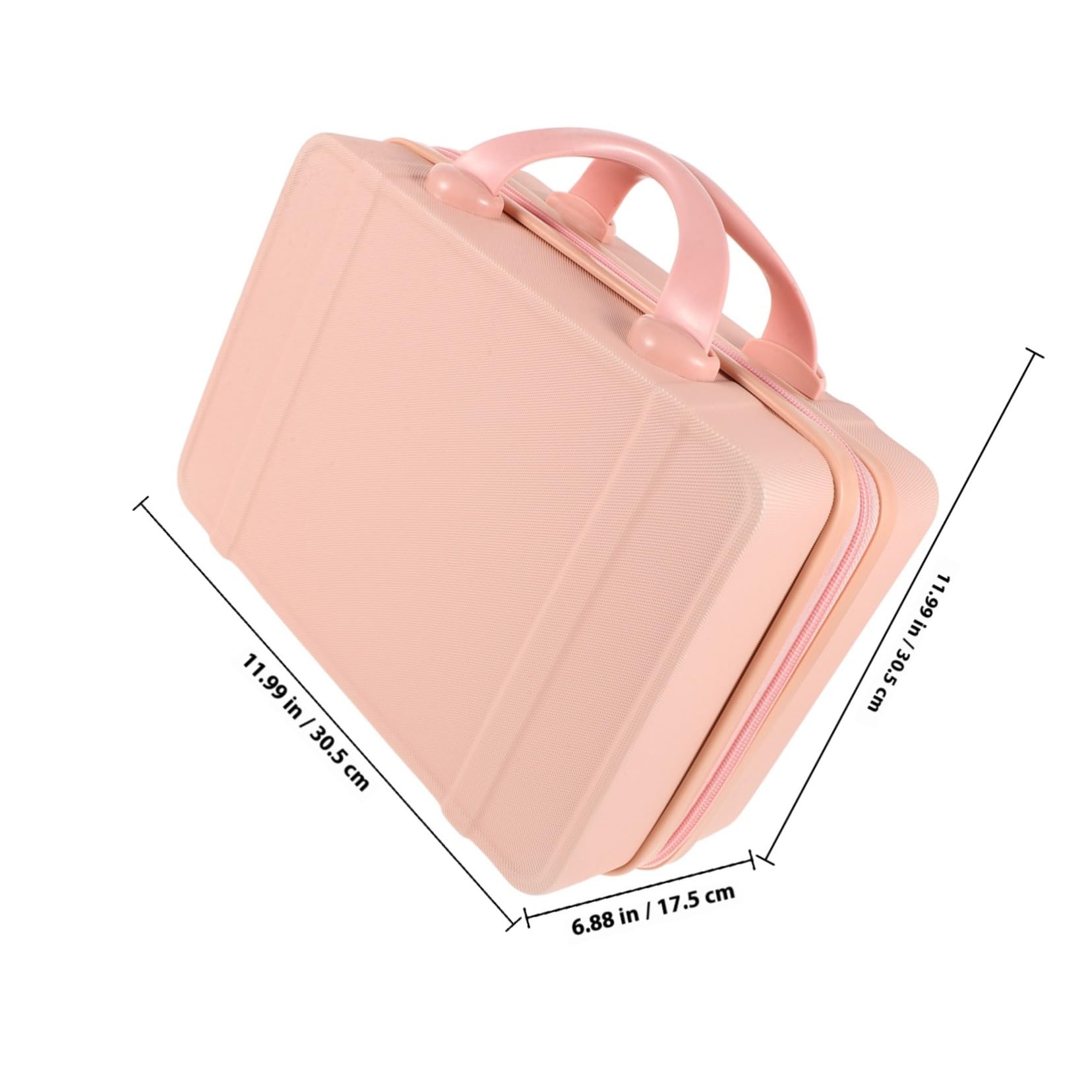 Alipis Kosmetikkoffer Mini-Koffer-Handtasche für Reisen Hartschalenkoffer Kulturbeutel Tragbar Geräumig Stabiler Griff Make-up-aufbewahrung