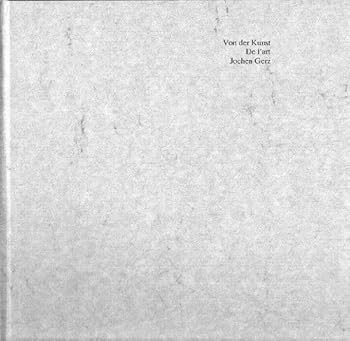 Hardcover Von Der Kunst Jochen Gerz [German] Book