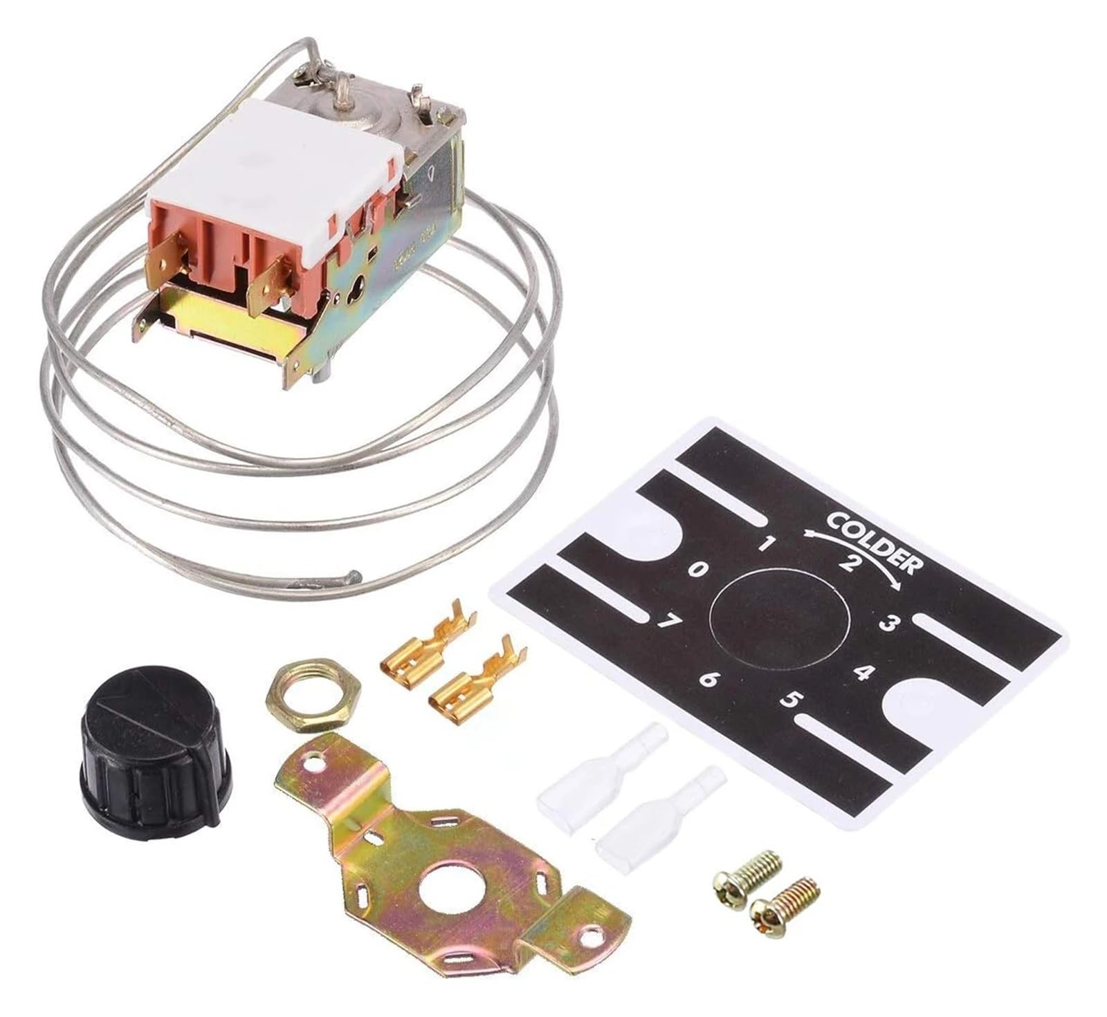 K50-P1126 Kältethermostat Gefrierschrank Ersatz For A10-1053 A10-2502 Schrankkühlschrankteile -24,5 Bis -18 Grad Celsius