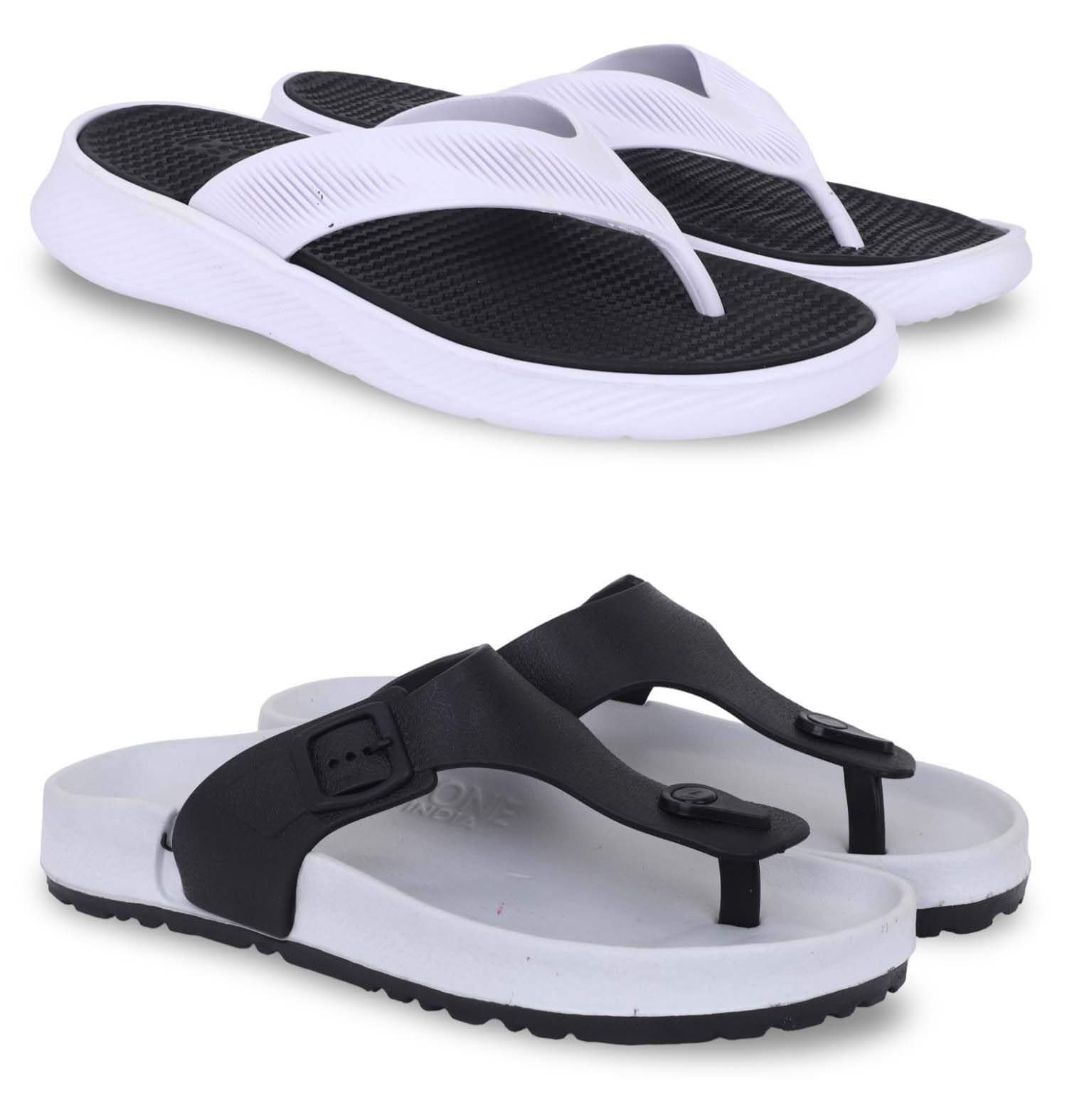 pampy angel Combo Pack of 2 Slipper/Flip Flops/Slides/Clogs/Sandals for Men, Comfortable & Light Weight| Stylish & Anti-Skid | Casual Waterproof & Everyday Flip Flops for Men & Boys-picture-32