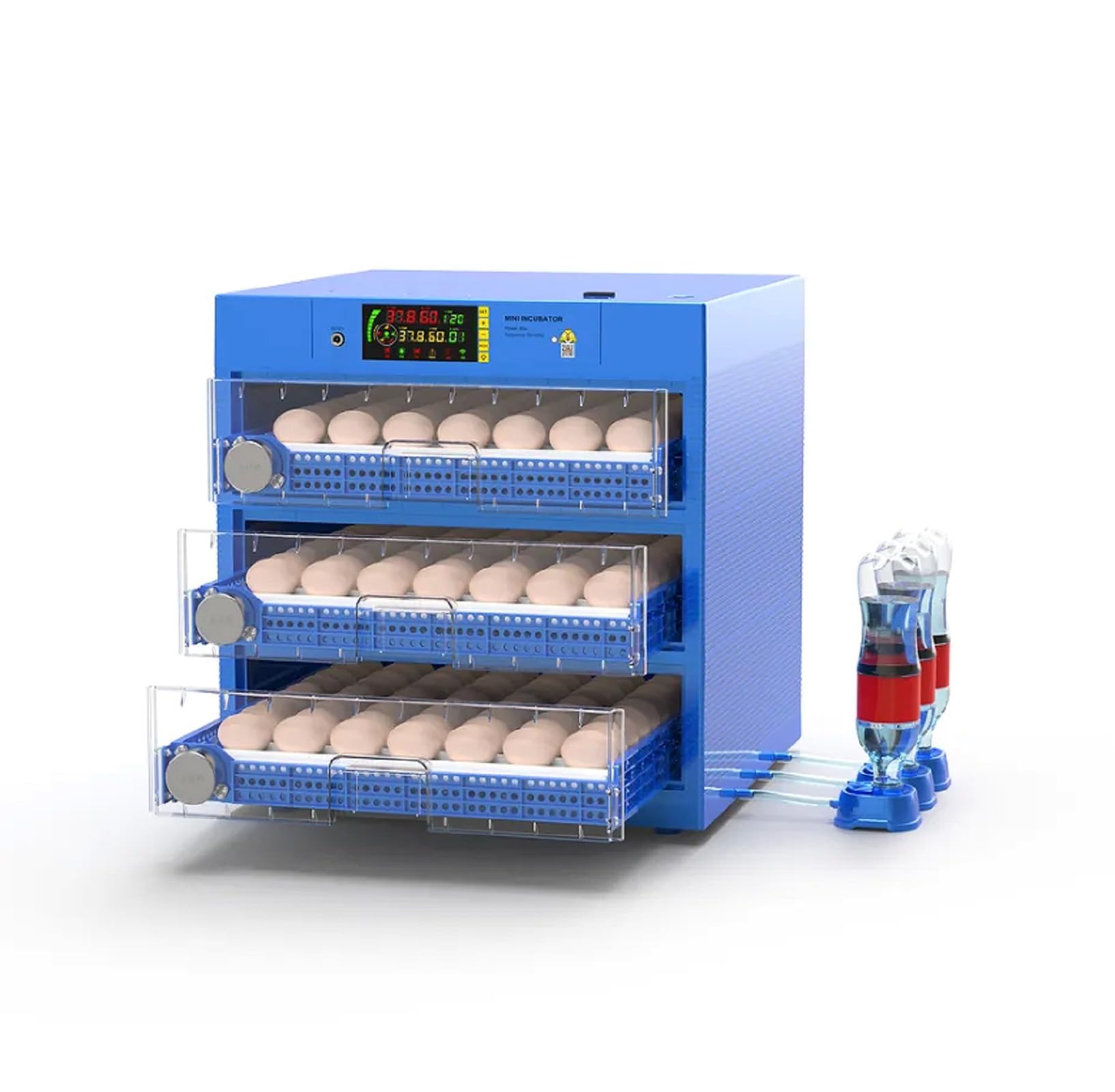 Generic Egg Incubator, LED High-Efficiency Automatic Egg Turning & Temperature Control, Automatic Incubator for Hatching Eggs, for Hatching Chicken