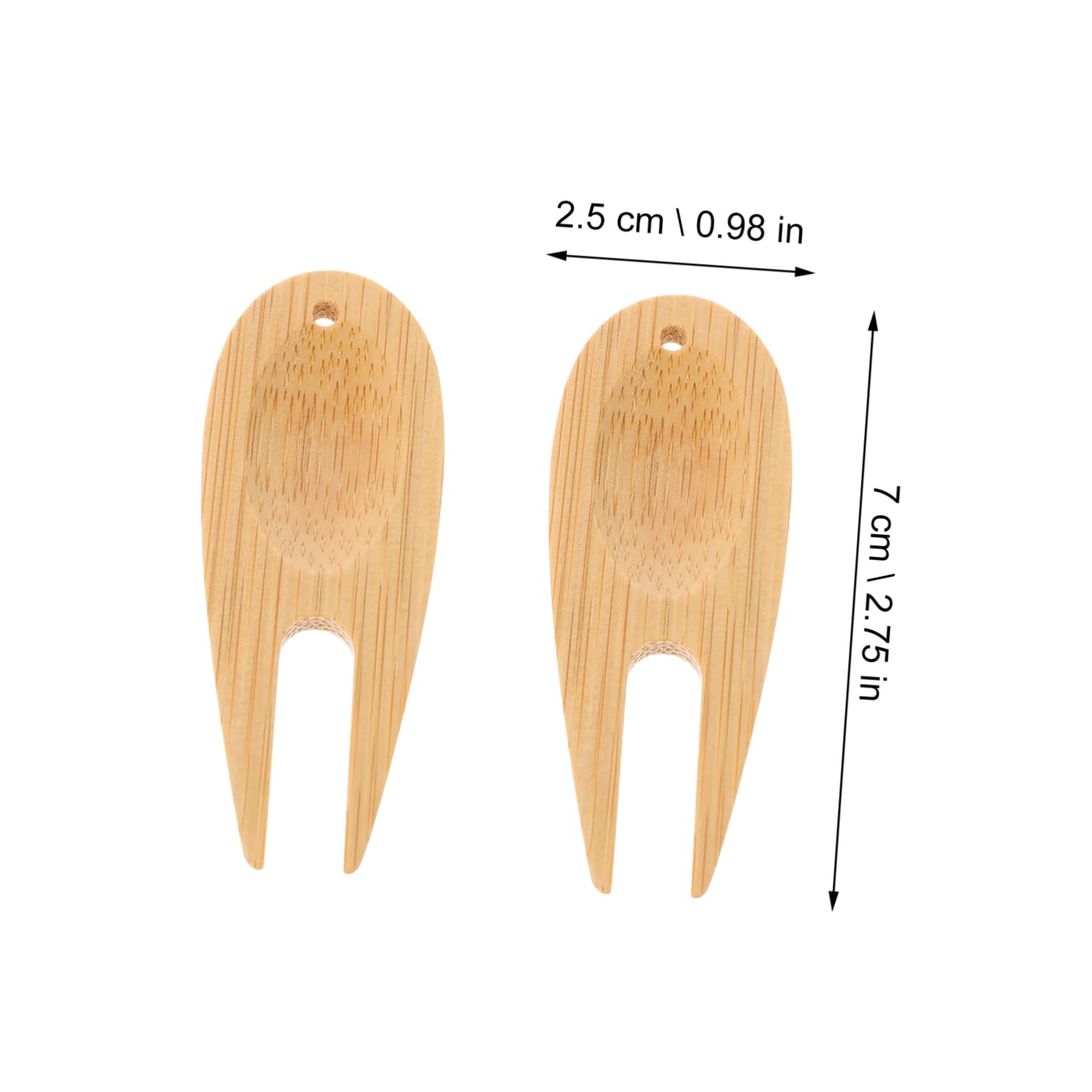 Mipcase 15Pcs Golf Divot Forks Portable Fairway Repair Tools for Golfing Smooth Surface Design Easy to Carry Golf Accessories for Friends and Family