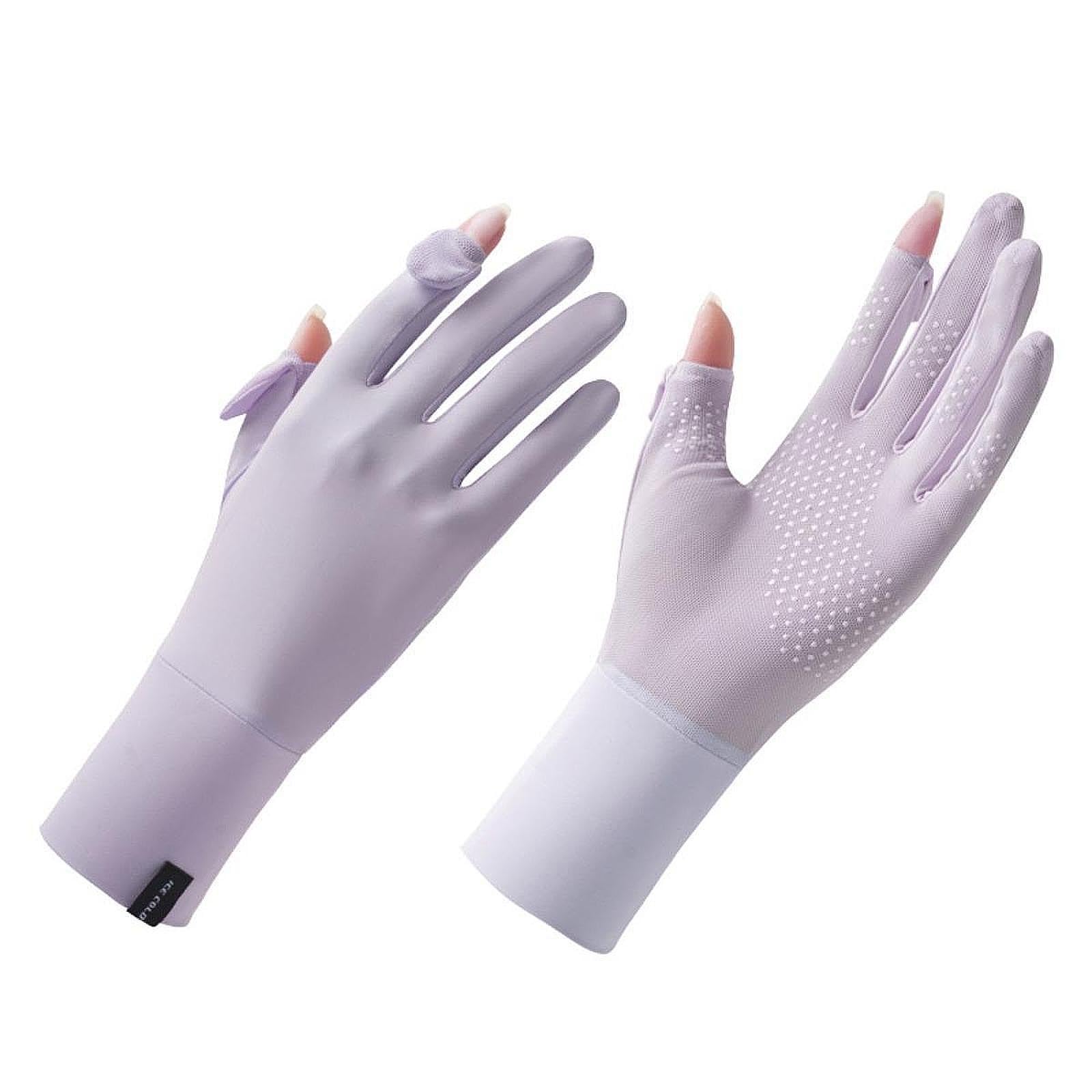 CALANDIS™ Sun Protection Gloves for Women Sunblock Gloves for Gardening Riding Outdoor Violet | Gloves | Clothing, Shoes & Accessories | Fishing-image-34