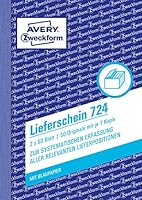 Algopix Similar Product 13 - Avery Zweckform 724 Delivery Note DIN