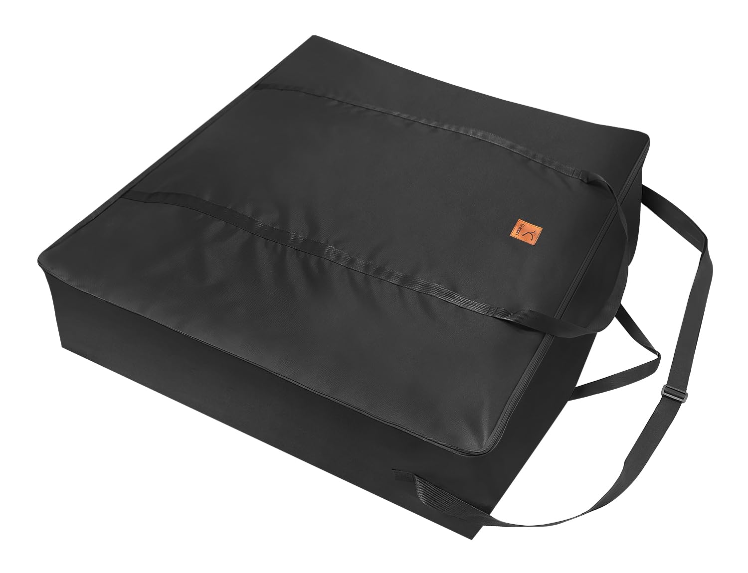 XXL Liegentasche | Angelliege/Karpfenliege Tasche 100x90 cm mit Schultergurt für einfachen Transport – extra viel Platz, robust, wasserabweisend; große Kofferöffnung für leichtes Befüllen