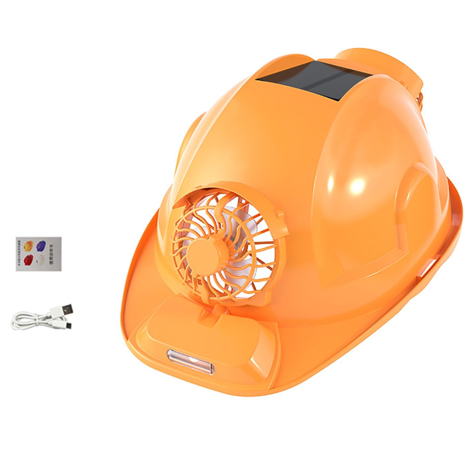 Belüfteter Schutzhelm mit Solaraufladung, Yellow standard edit
