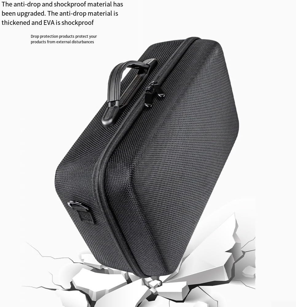 Shockproof Portable Storage Bag, External Hard Drives Case for HP for OfficeJet 250 EVA Design Storage Carrying Bag with Adjustable Shoulder Strap