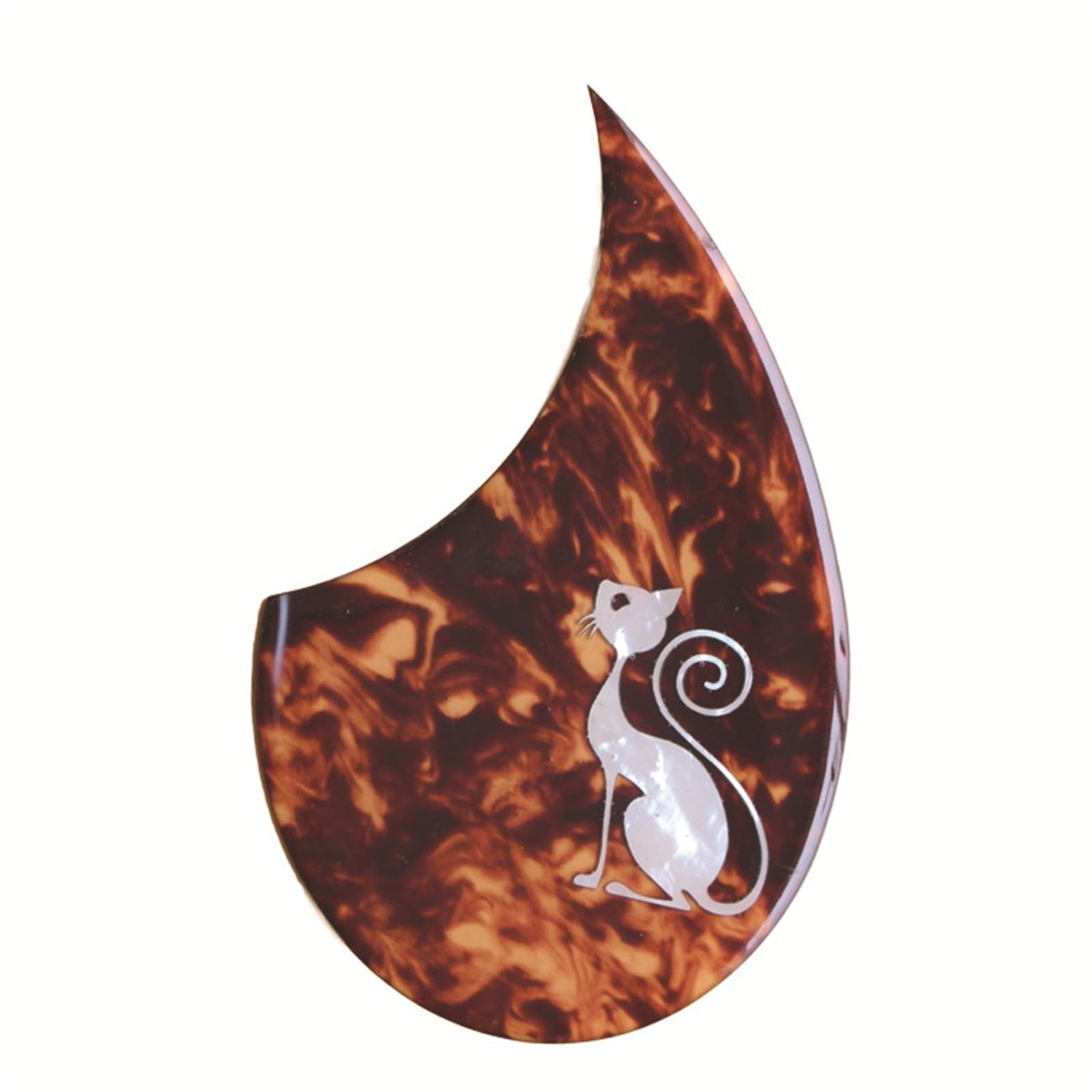Mały Pickguard Do Gitary Akustycznej Drewniana Płytka Ochronna Do Gitary Materiał Celuloidowy Trwała Płytka Ochronna Do Gitary Akustycznej