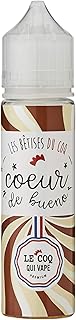 LE COQ QUI VAPE E-liquide pour cigarette électronique, Coeur de Bueno Sans nicotine ni tabac
