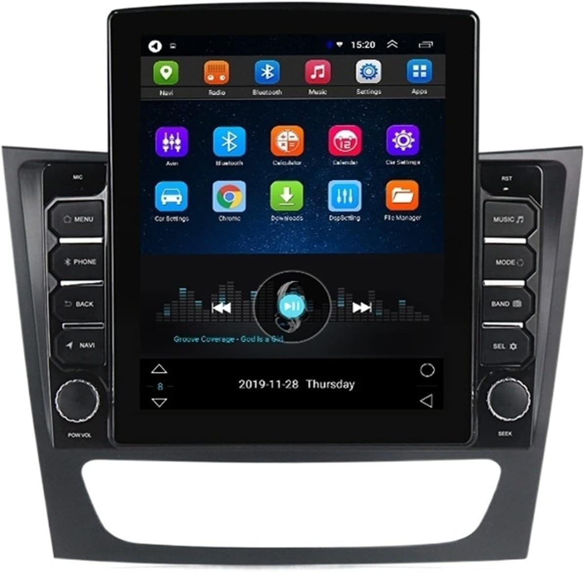 Yzmmt Double DIN Car Radio for Mercedes Benz E W211 CLS W219 GClass