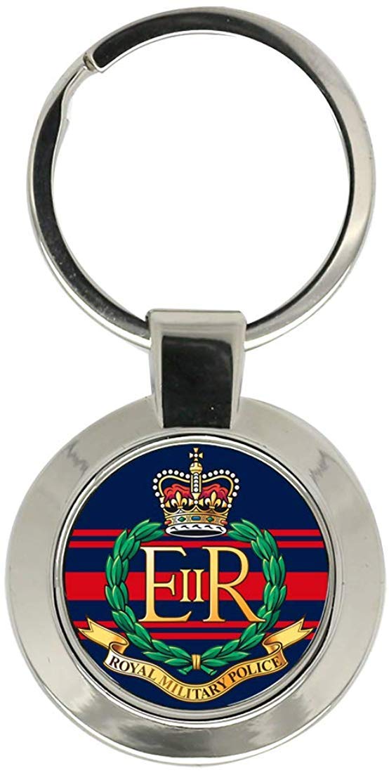 Giftshop Uk Unisex Silver Coloured Metal Mp Corps Of Royal Military Police, British Army Key Ring