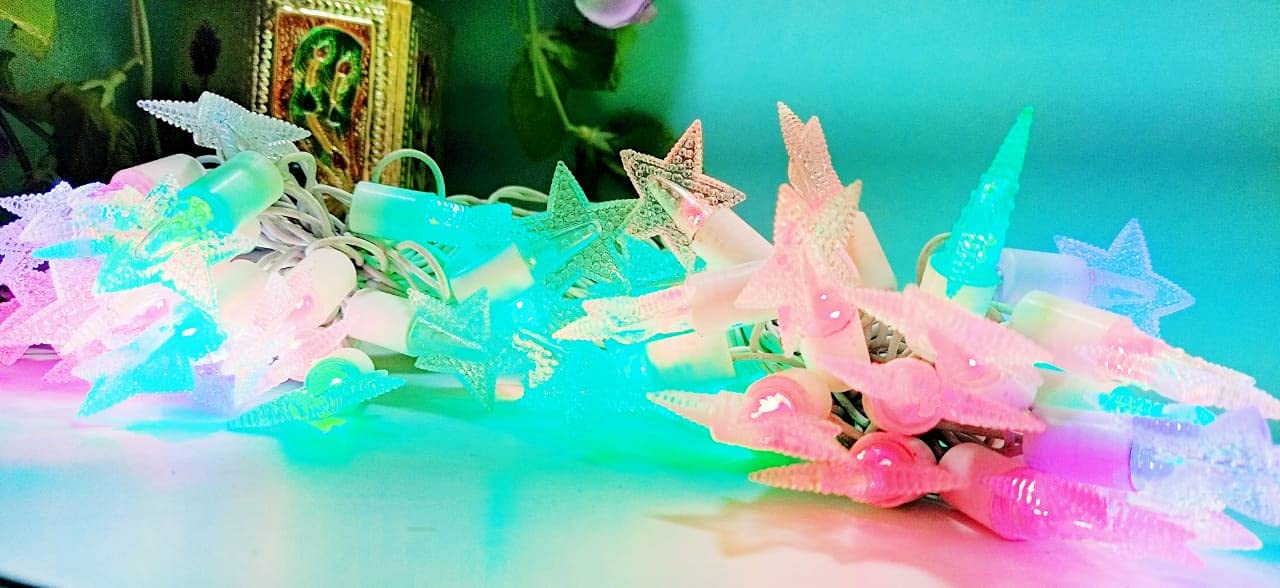 GenericStar Model Fancy Led Series Light 50 Bulbs 40 feet Length for Home and Office Decoration (Pack of 2 Piece) Multicolor