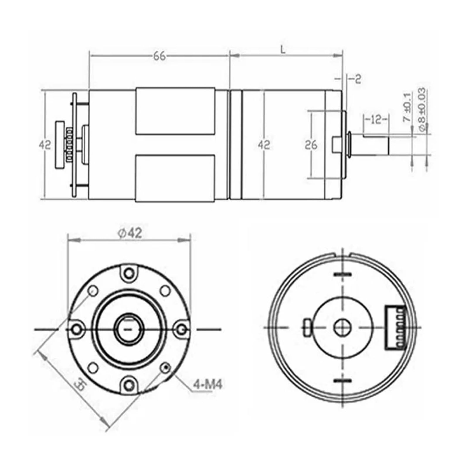 Amazon.co.jp: PG42-775 大トルク遊星歯車モーター 12V24V 電動