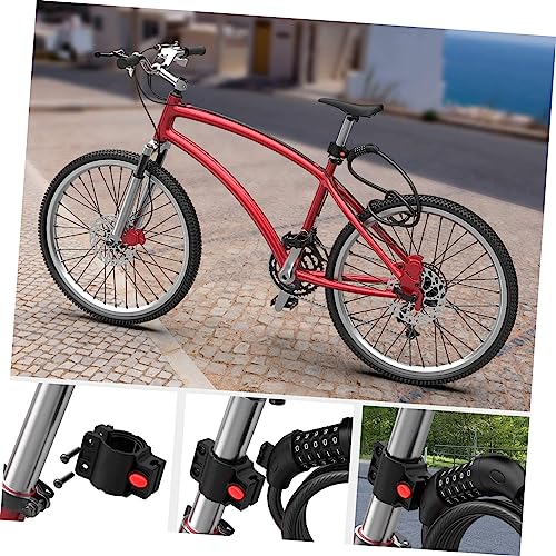 Antivol pour vélo avec cadenas à chaîne et câble à code réinitialisable