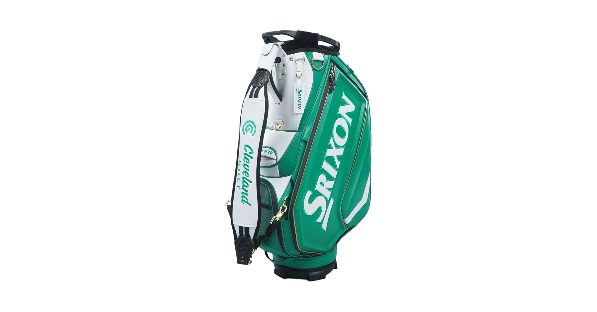 【美品】Srixon グリーン キャディバッグ dショッピング |ダンロップ SRIXON キャディバッグ グリーン