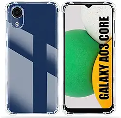 [GL CASES] Capinha Samsung A03 CORE Capa Samsung A03 CORE Slim Clear Anti Impacto Reforçada Silicone Transparente Case Flexível Anti Choque Encaixe Preciso Com Proteção Para Câmera e Tela