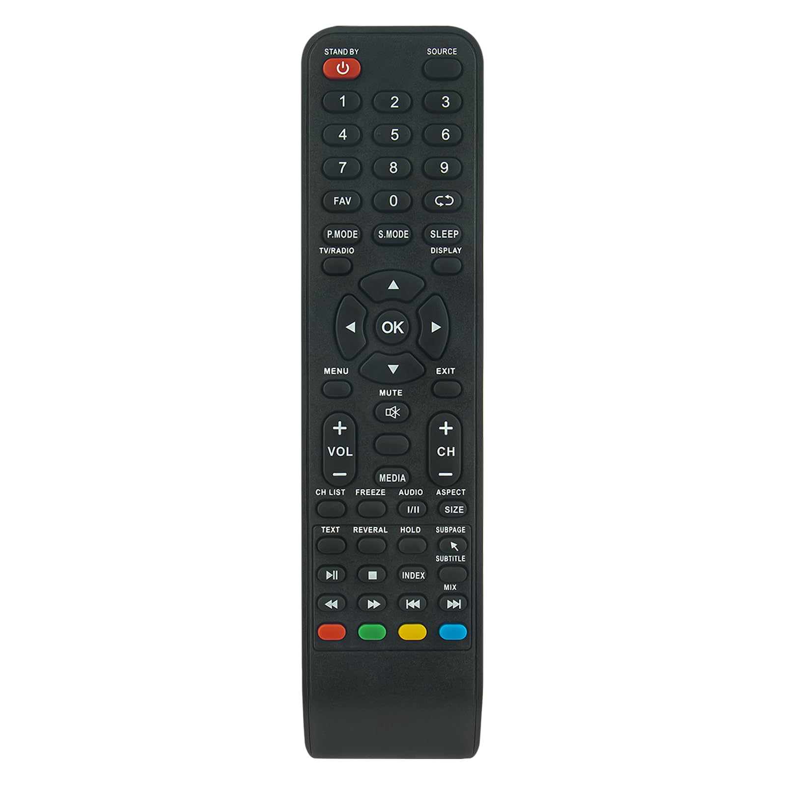 Telecomando Di Ricambio Per TV Qbell LED, Modelli QT20A03, QM22A02, QT55S03 E Simili, A Infrarossi, In ABS, Nessuna Programmazione