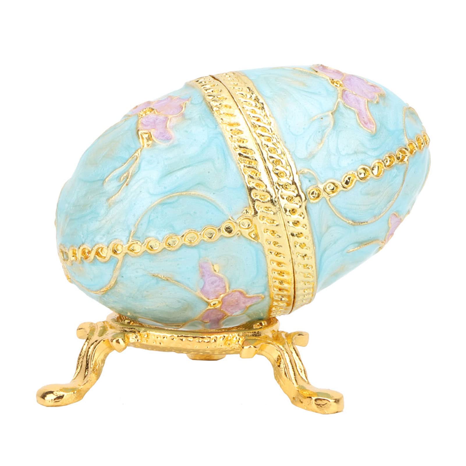 Amazon｜Agatige Faberge Egg 装飾 ヴィンテージ ジュエリーボックス