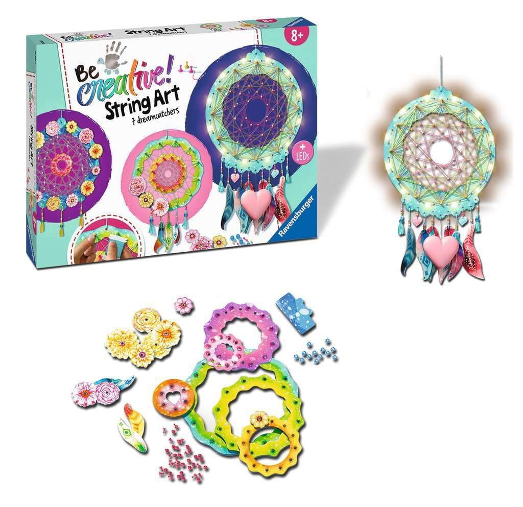 Ravensburger - String Art Dreamcatchers - 4005556182350 - A partir de 8 ans