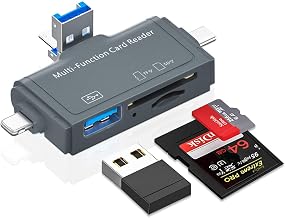 Tobo Micro SD Card Reader for Android Type C Lightning USB, Micro SD Card to USB Adapter, USB C SD Card Reader for Camera ...