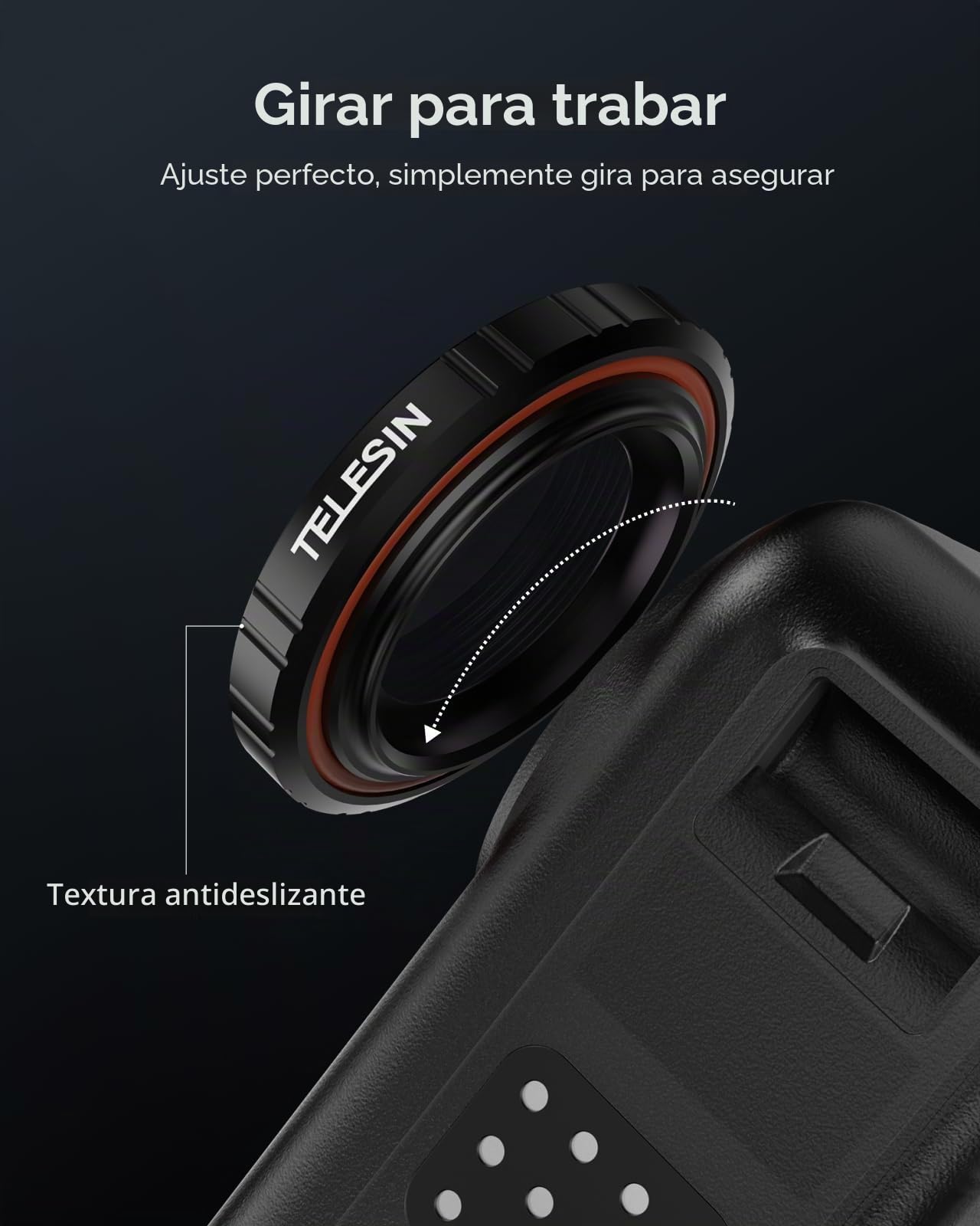Telesin Kit de Filtro CPL ND para dji Osmo Nano, ND8 ND16 ND32, con protección de Pantalla, Filtro de polarización y Accesorios HD de Vidrio óptico de Densidad Neutra