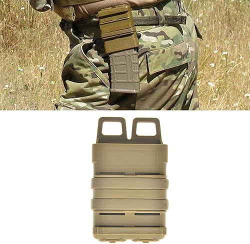 Miniatura 8 de JDSMT Tactical Fast Mag Attach Belt Magazine Pouch 5.56 Molle Holster Caza (Hunting Mag Pouch  Molle Mag bolsa táctica Mag Pouch Funda)