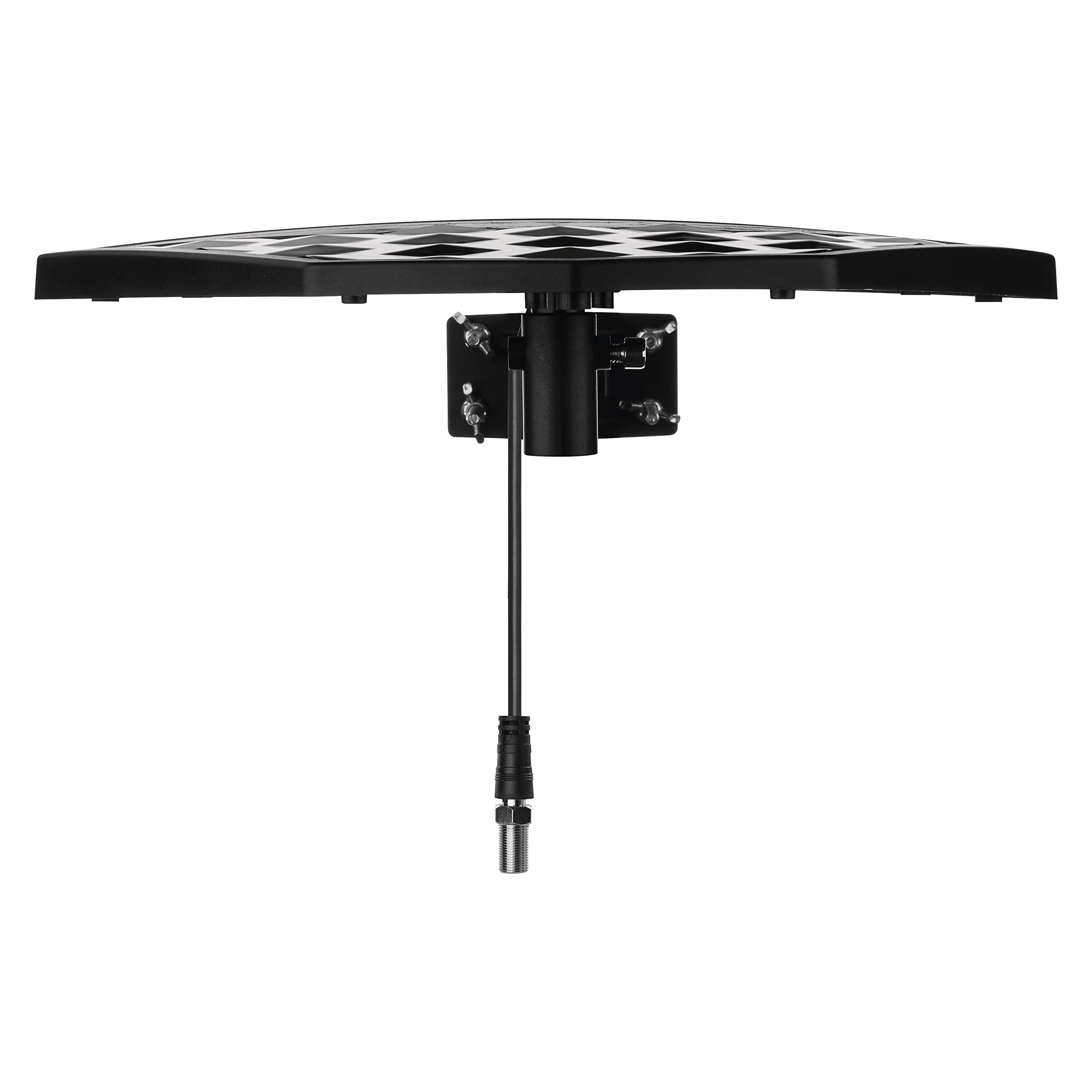 EMOS Antena de TV digital universal Village con amplificador externo, pasiva para HDTV, DVB-T/T2, receptor con filtro LTE, 4G, 5G, máxima calidad de señal Full HD