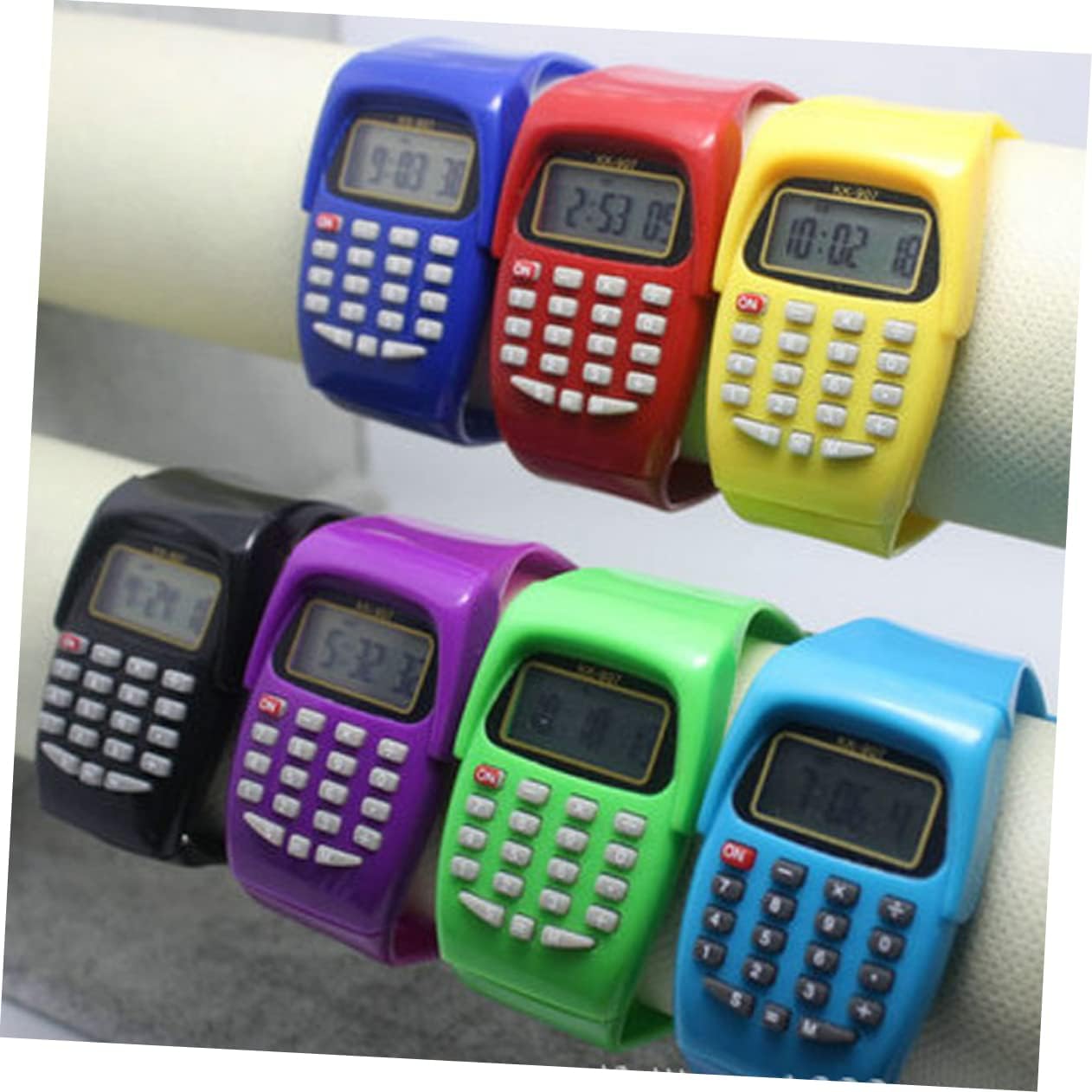 4 pcs Kids Watches for Girls Ages 8-10 Watch for Kids Man Watch Kids Watches for Boys Ages 8-10 Portable Watch with Calculator Men Watches Boys Watch Pearlescent Formal wear/626