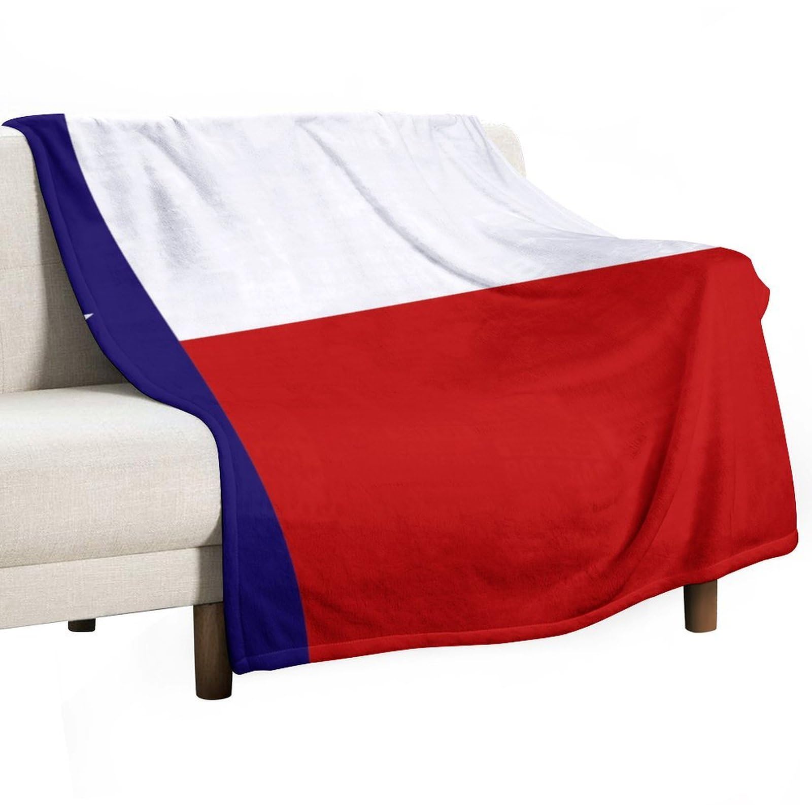 MHYRAC Flannel Blanket, Texas Flag Throw Blanket for Couch Sofa Bed Office, Soft And Comfortable Without Pilling
