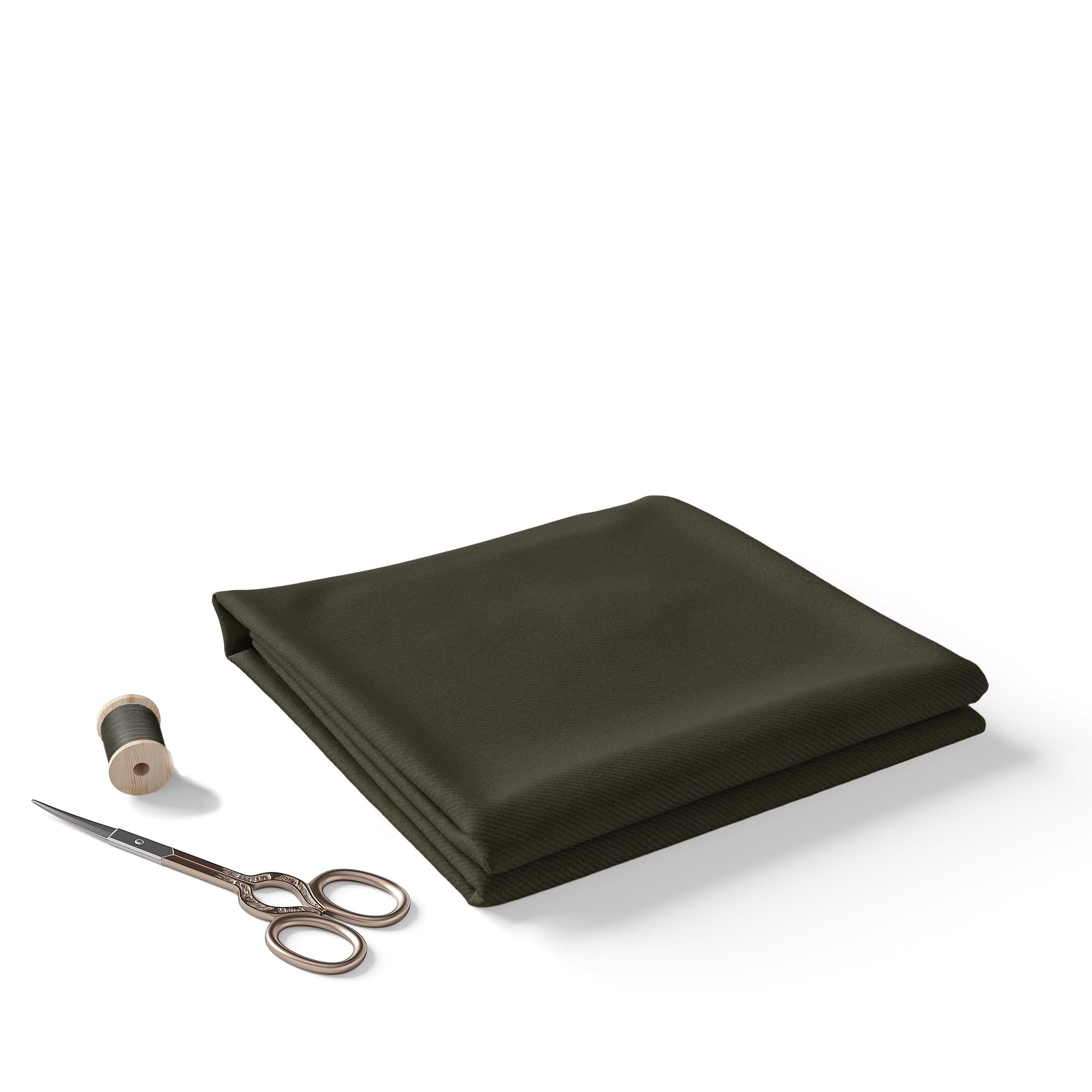 b bigreams - your comfort is our mission BIGREAMS Unstitched Solid Olive Trouser Fabric For Men | Premium 1.25 Meter Tailoring Material For Office & Casual Wear | 58'' Wide-picture-18