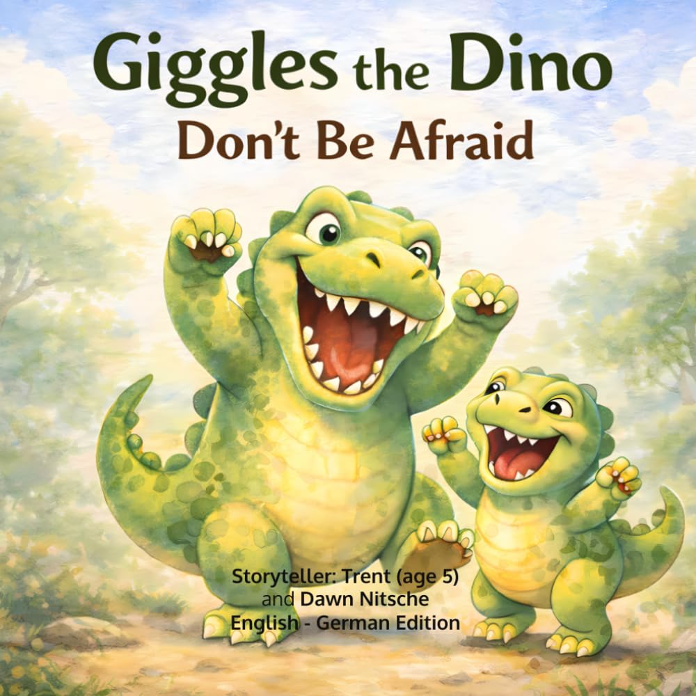 Giggles the Dino: Don’t Be Afraid!: A bilingual story of bravery and fun | Eine zweisprachige Geschichte über Mut und Spaß (The Bilingual Buddy Series: Adventures with Giggles)