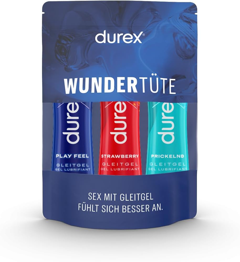 durex play lubricant gel trial pack for him and her with 3 different items pack of 3 x 50 ml 1.5