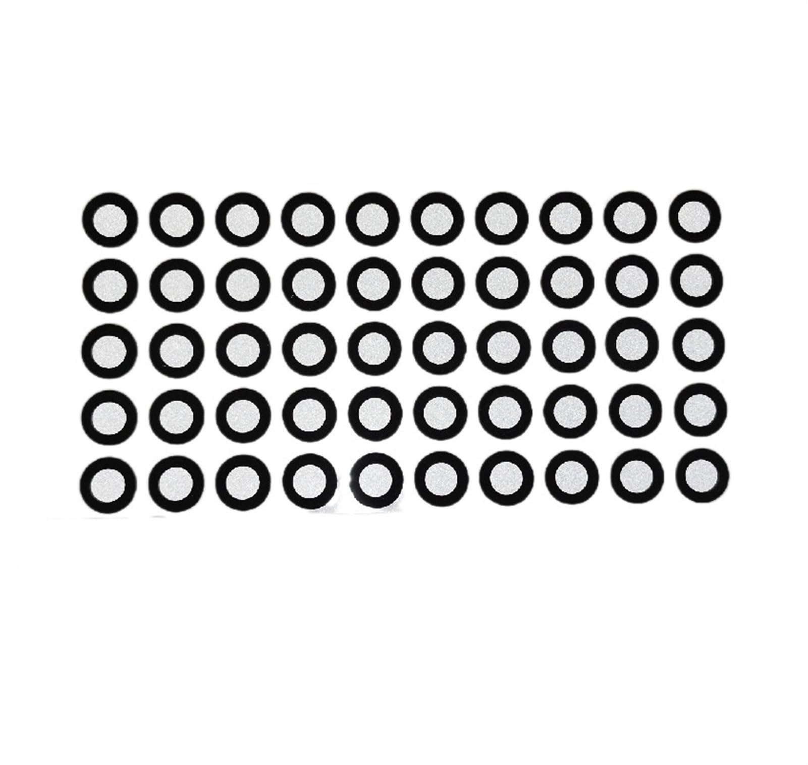1000 punktów Ręczny skaner 3D Pozycjonowanie celów, 3D Magnetyczny punkt znakowania Punkt wklejania Punkt znakowania reflektora dla skomplikowanych szczegółów(Inner 6mm out10mm (1000))