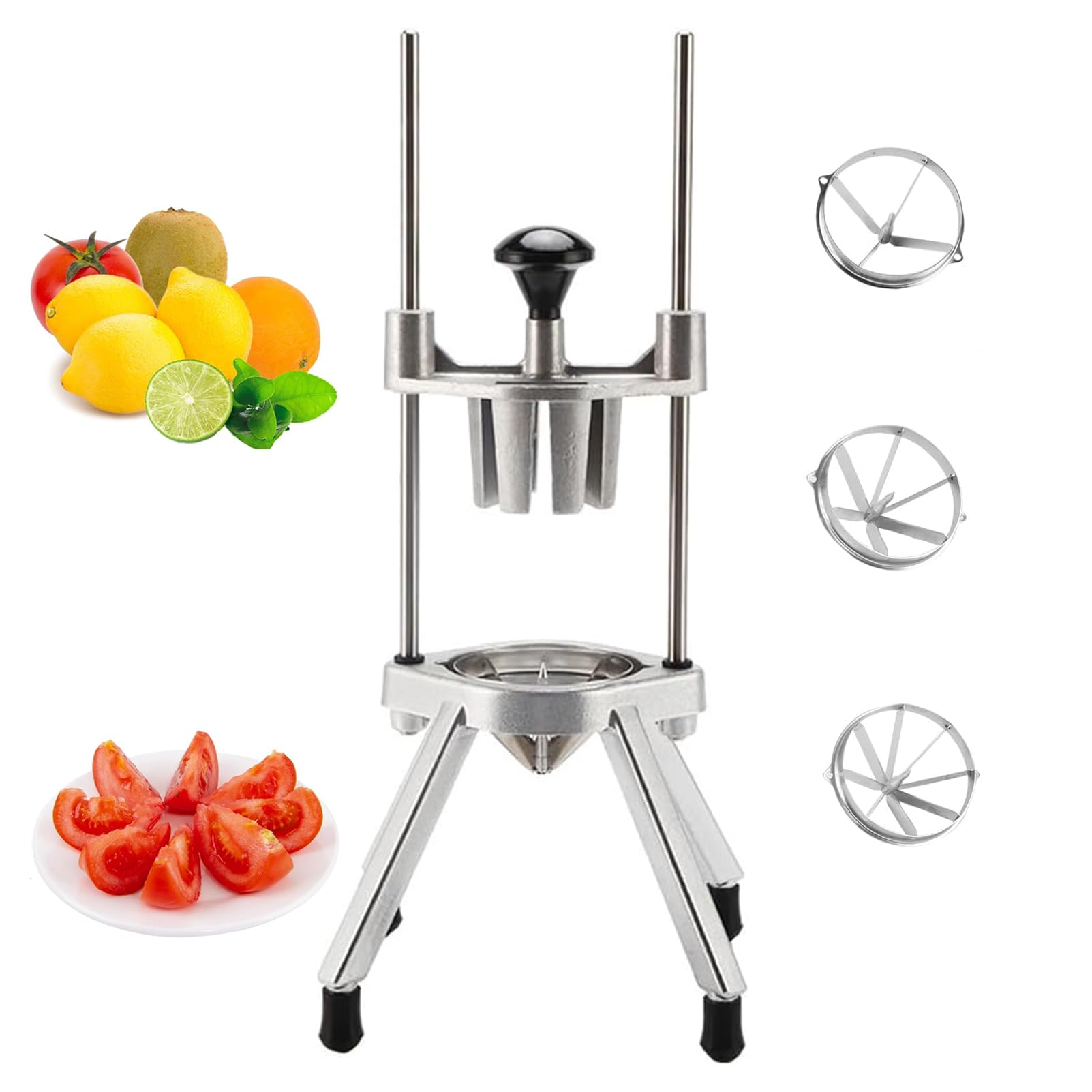 Cortador De Frutas Comercial, Cortador De Frutas De Acero Inoxidable Con Cuña Fácil De 4 Secciones, 6 Secciones, 8 Secciones, Divisor De Manzana Para El Hogar, Bar, Restaurante