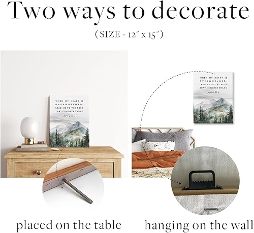 Miniatura 3 de Lienzo cristiano inspirador para pared, decoración de granja, escritura positiva, impresiones en lienzo religiosas para decoración de pared,