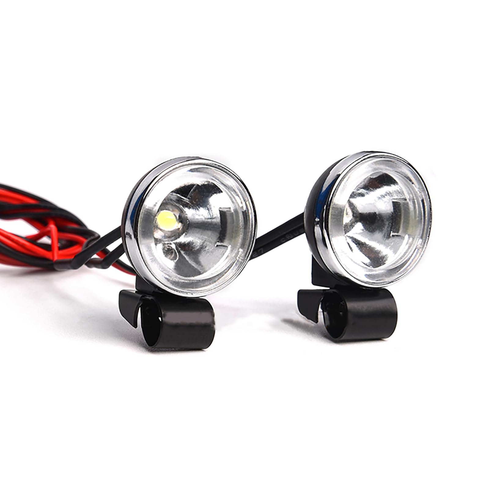 SHEAWA Spotlight LED lamp Retrofit universal parts for 1/10 RC cars Compatible with Traxxas TRX-4、AXIAL SCX10 etc (HT-lens Glossy Lens) - Image 2