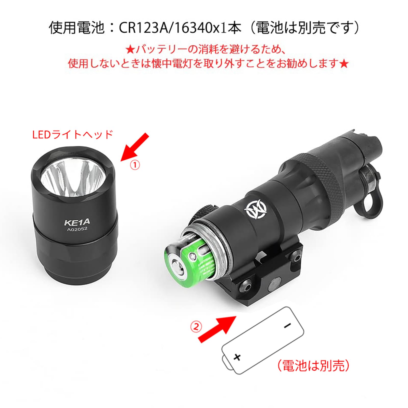 Amazon.co.jp: 【QIRUIMY】QL·300c スカウトライト フラッシュライト