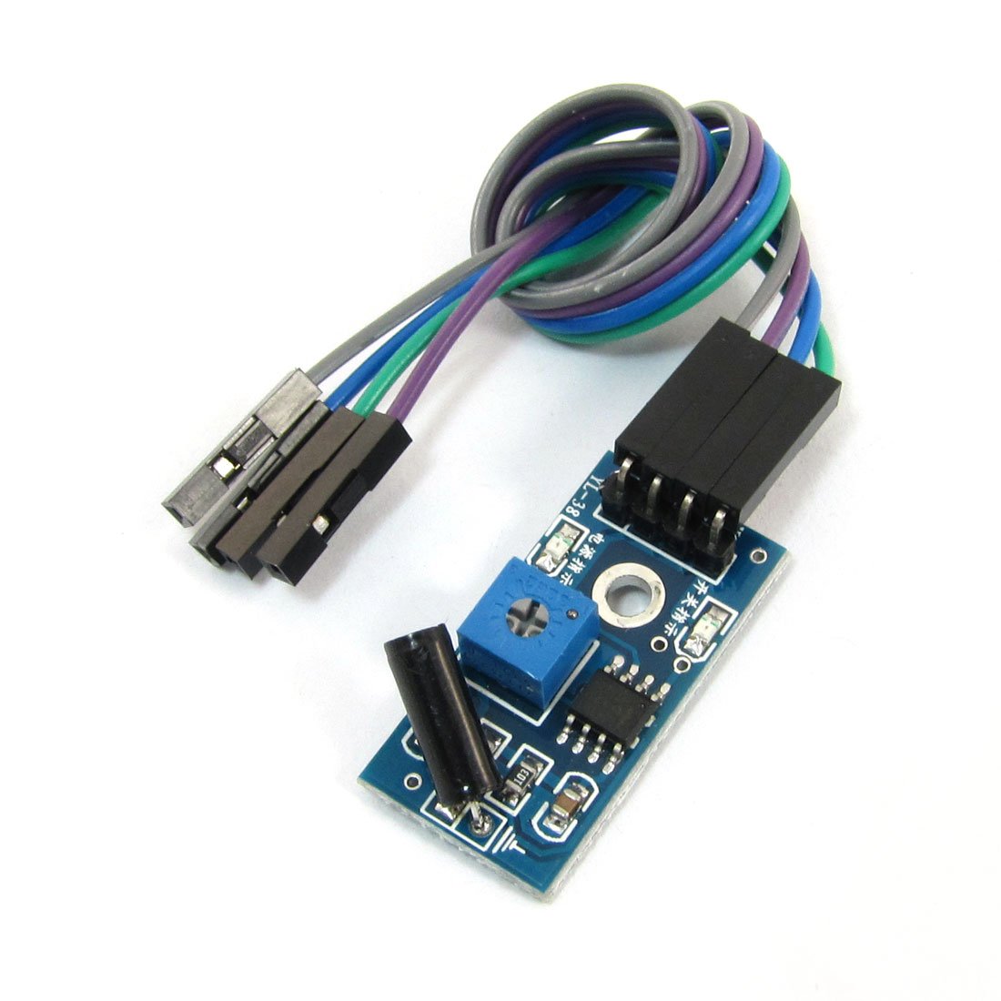 Aexit Smart Car Control electrical 3.3-5V 1-Channel High Sensitivity Vibration Sensor Module