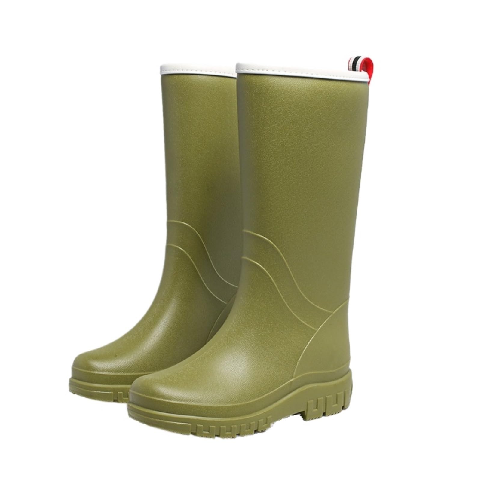 Kalosze Gumowce Lekkie Damskie Letnie Wysokie Kalosze Wodoodporne Buty Antypoślizgowe Robocze Rain Boot