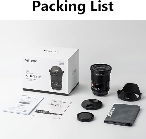 Miniatura 6 de Viltrox AF 16mm F1.8 Lente de Cámara Autoenfoque de Fotograma Completo con Pantalla LCD Integrada Compatible con Cámaras Sin Espejo Sony E-Mount a7