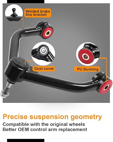 Miniatura 4 de Brazos de control superiores delanteros para elevación 2-4 para brazos de control superior RAM 1500 2006-2022 con rótulas