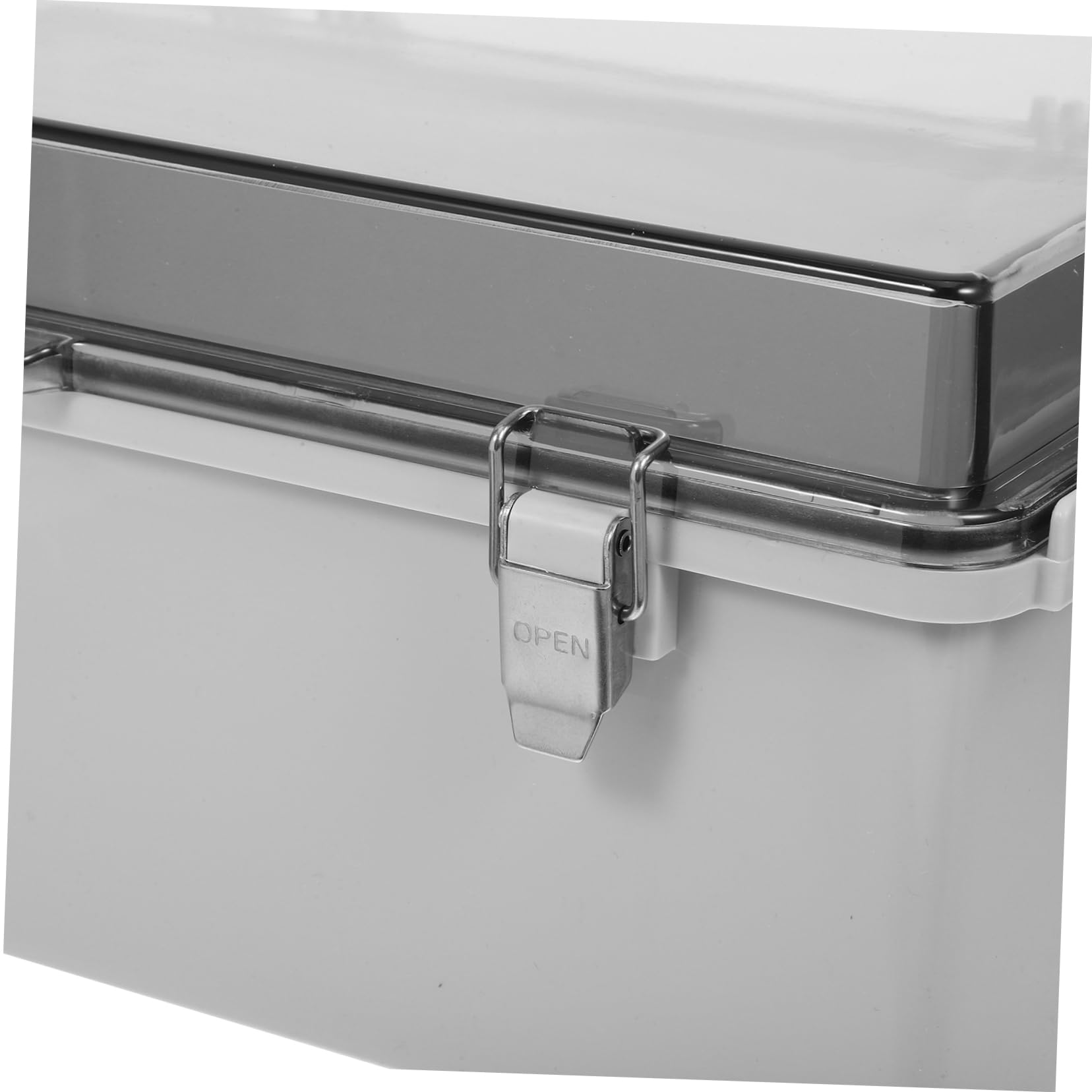 Caja de Conexiones de Cables para Exteriores Ip67 Abs con Placa | Montaje, Blanco con Tapa Translúcida, para Oficinas y Proyectos Eléctricos Comerciales