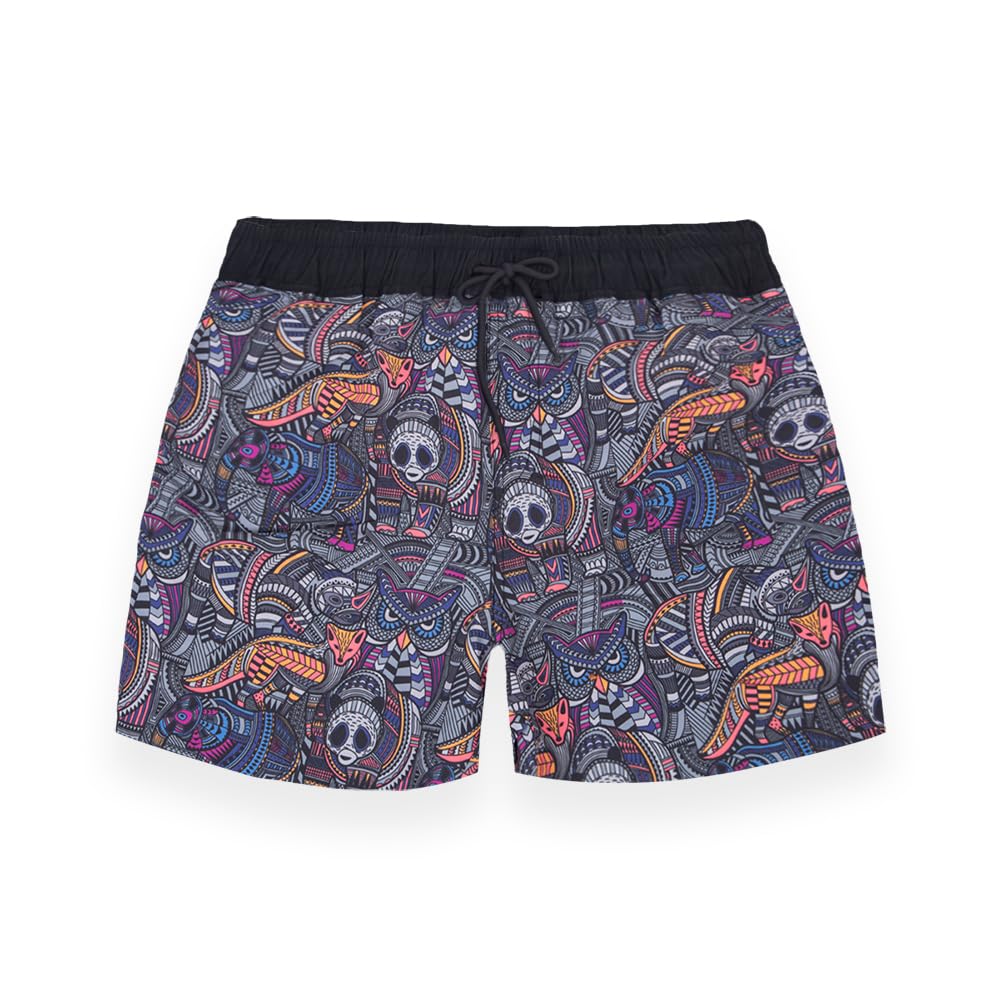 Pampling Bañador para Hombre con Estampados Originales, Ropa de Baño con Bolsillos Laterales y Cintura Elástica para Playa y Piscina